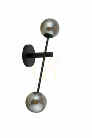 Wandleuchte Sigma ORO 2 grau schwarz G9 2-flammig 32077