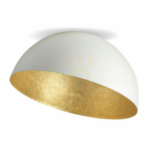 Plafond Sigma Sfera 90 Weiß Gold 32463