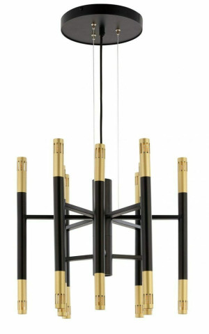 Kronleuchter Sigma KING 9 Ramion schwarz gold 18xG9 33218