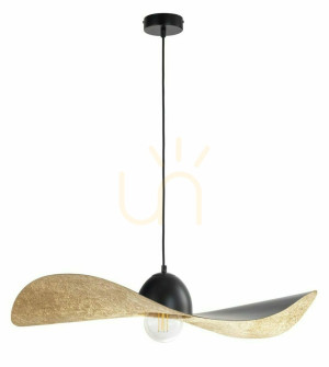 Pendelleuchte Sigma KAPELLO 76 cm schwarz/gold 32340