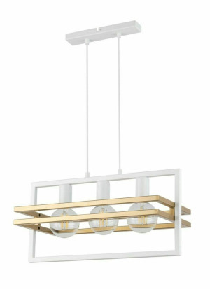 Pendelleuchte Sigma MERCI 3 weiß gold E27 32393