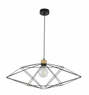 Pendelleuchte Sigma VARIO L schwarz gold E27 60W 40553