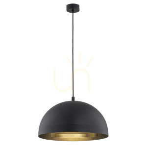 Pendelleuchte ARGON BONITA Schwarz/Gold E27 8242