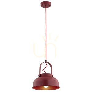 Pendelleuchte ARGON Dakota rot E27 Metall SKU 8286