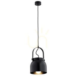 Pendelleuchte ARGON LOGAN schwarz E27 1-flammig 8281