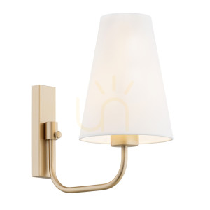 Wandleuchte ARGON Safiano weiß gold E27 8312