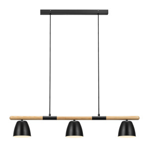 Theo 3 Pendelleuchte schwarz Nordlux