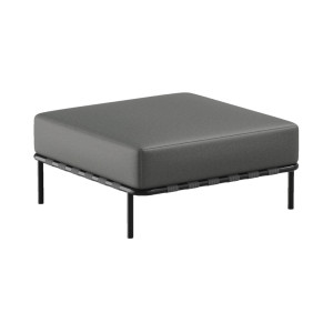 Gartensofa SIT SIT Outdoor SLAVE Modul dunkelgrau 78 cm abnehmbarer Bezug