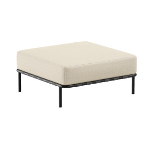 Gartensofa SIT SIT Outdoor SLAVE PUF Modul beige abnehmbarer Bezug 78x78cm