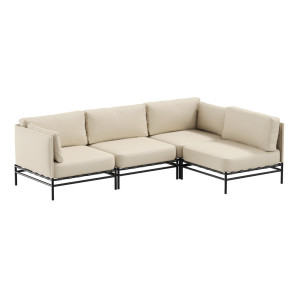 Gartensofa SIT SIT Outdoor DANDY 3 Beige 234 cm abnehmbarer Bezug