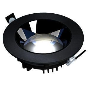 Spiegel Model Xl Flush Mount, 30 W, 30°, 220x70 Mm, Farbe Schwarz
