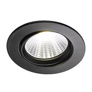 FREMONT Nordlux LED Flush Mount Metall Schwarz
