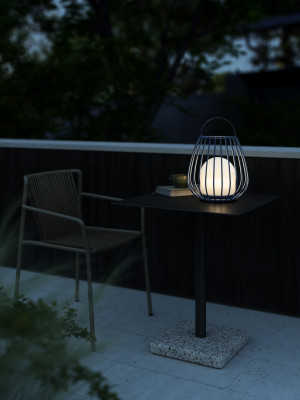 Jim Nordlux LED Metall Batterie Lampe Blau