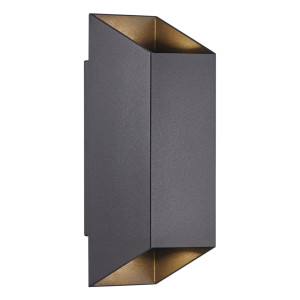 NICO Nordlux GU10 2x35W Aluminium Schwarz Wandleuchte