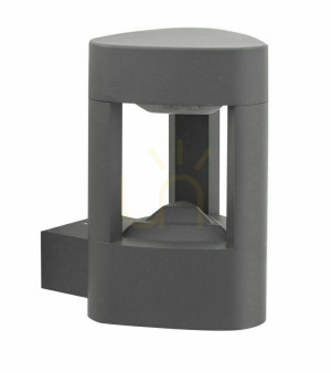 Außenwandleuchte SU-MA FAN dunkelgrau Aluminium GL 11206