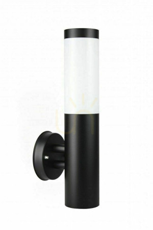 Außenwandleuchte SU-MA ST 025 BL schwarz Edelstahl IP44 E27 33,6 cm