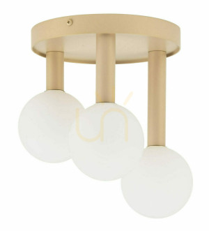 Deckenleuchte Sigma Perla 3-flammig goldbeige G9 33603