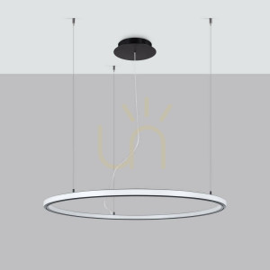Kronleuchter RISA 90 schwarz LED 3000K Thoro