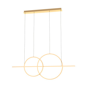 Pendelleuchte Zuma Line CHOLET MD7358-2A-3GT gold