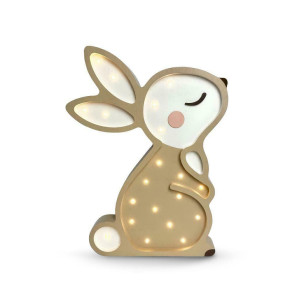 Kinderzimmerlampe beige Bunny - handgefertigt