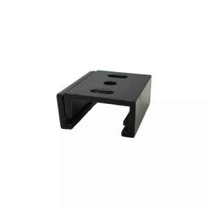 Kurzer Halter für 3F-Schienen schwarz TRA-SC-BK