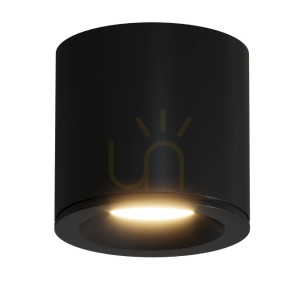 LUNA IP65 schwarzes Badezimmer-Röhren-Downlight CL0103-BK - YASKR