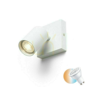 Dude Sq White 230 V Led Gu10 9 Watt Anbaulampe.
