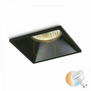 Zuri Sq Einbauleuchte Schwarz 230 V Gu10 35 W.
