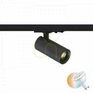 Forza Spotlight für 1 Phase Schwarz 230 V Led Gu10 10 Watt Bus.