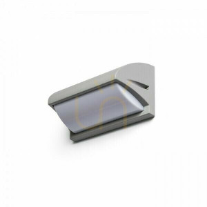 Mora Außenwandleuchte Silber Grau 230 V E27 18 W Ip54