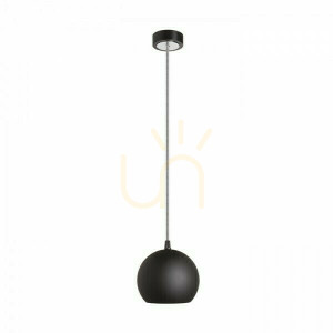 Copa Schwarz Glas Pendelleuchte 230 V E27 28 W.