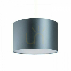 Lampenschirm, Ron 40/25 Monaco Oil/Silver Pvc Max Lampenschirm. 23 W