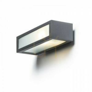 Wandleuchte Gino Wandleuchte Anthrazit 230 V E27 18 W Ip44