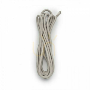 Zubehör für Lampenschirme Fit 3x0.75 4m Textilkabel Grau 230 V
