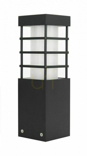 Außenstehleuchte SU-MA RADO II 3 BL schwarz 25 cm Aluminium Acryl 18W