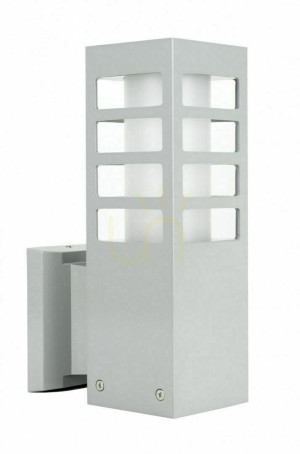 Außenwandleuchte SU-MA RADO III K AL silber Aluminium IP54 E27 18W