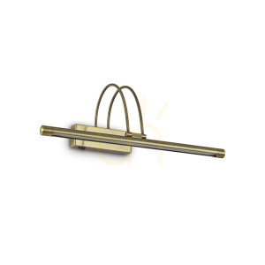 Wandleuchte Ideallux BOW D46 champagner messing LED 4,6W Metall 121161