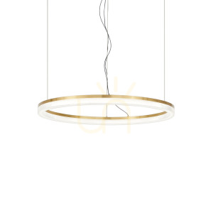Pendelleuchte Ideallux Crown SP D60 Messing LED 31W 314938