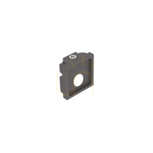 Endkappe Ideallux EGO schwarz Aluminium 2,6 cm 267258