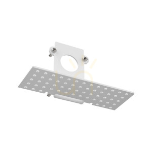 Endkappe Einbauleuchte Ideallux EGO weiß Aluminium 320588