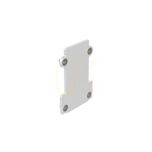 Endkappe Ideallux EGO recessed ohne Loch weiß Aluminium 282701
