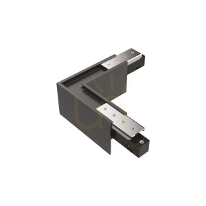 Oberflächenanschluss Ideallux EGO Kit horizontal schwarz Aluminium 10 cm 258140