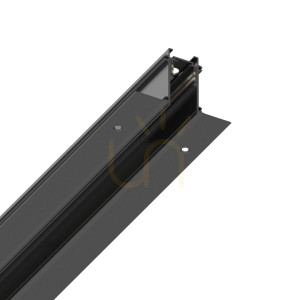 Einbauprofil Ideallux EGO Recessed Easy 2000 mm schwarz Aluminium 320496