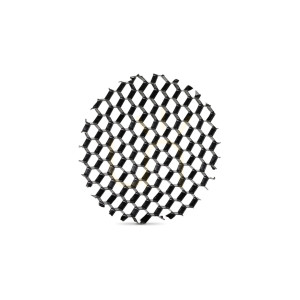 Wabenraster Ideallux EGO Track schwarz 32 mm Metall Zubehör 260860