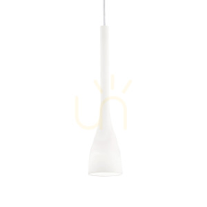 Pendelleuchte Ideallux FLUT SP1 BIG BIANCO weiß Glas E27 035666