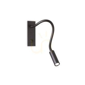 Wandleuchte Ideallux IO AP Nero schwarz LED 3W 272030