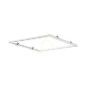 Einbaurahmen Ideallux LED PANEL weiß rund 62,5 cm Aluminium 267692