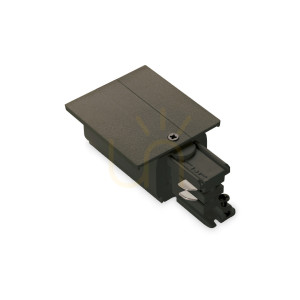 Endanschluss Ideallux LINK Trim Main Connector End Right On-Off schwarz 188065