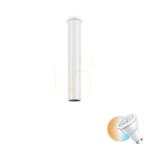 Plafond Ideallux LOOK PL1 H40 BIANCO weiß GU10 233215