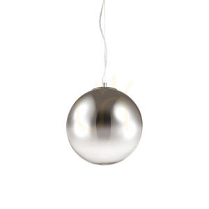 Pendelleuchte Ideallux Mapa Clear SP1 D40 Chrom Glas E27 161334